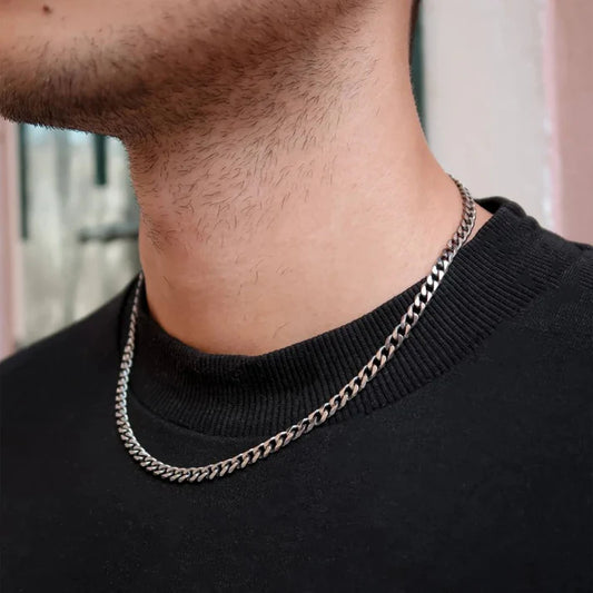 5mm Silver Cuban Chain