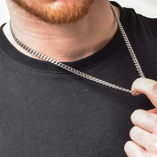 5mm Silver Cuban Chain